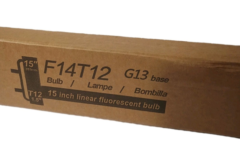 2Pk 14W F14T12/CW Linear Fluorescent Light Bulb 15″ 4100K Cool White T12 G13