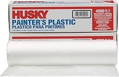 1-Roll of 12′ x 400′ Poly-America 03512H Husky Clear .31-Mil High Density Painte