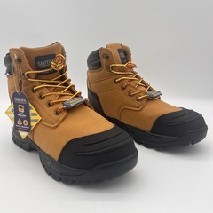 Smith’s Men Size 9.5 Steel Toe Water Repellent Work Boot SA724021 – Wheat
