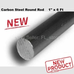Steel Round Rod 1″ x 6 Feet Unpolished Cold Finish Alloy 1018 Solid Stock NEW