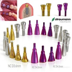 US Dental Healing Cap Abutment RC NC Cover Screw Titanium Fit Straumann ITI BLT