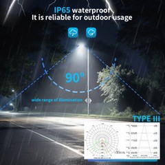Outdoor 300W Area LED Parking Lot Light 5500K LED Shoebox Dusk to Dawn 50,000hrs