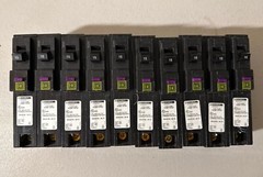 10PCS SQUARE D HOM115PDF HOM115PDFC 15A AFCI/GFCI