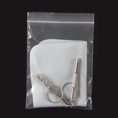Lot of 200pcs Clear Reclosable Zip lock Plastic Bags 2-MIL Poly Zipper Baggies