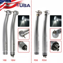 NSK Style Dental Fiber Optic LED E-generator high speed handpiece 2Hole 4Hole US