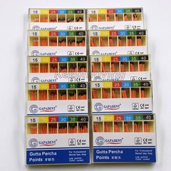 Dental Endodontic Absorbent Paper Points Gutta Percha Taper 0.02 0.04 0.06