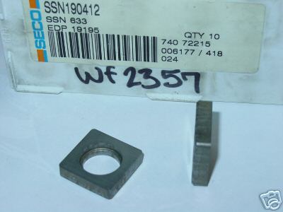 SSN190412 ISSN633 CARBIDE INSERTS SECO