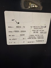 BALDOR SB2S-70 TS35 70 GALLON DIESEL GENERATOR 340 HOURS TRAILER MOUNTED USED