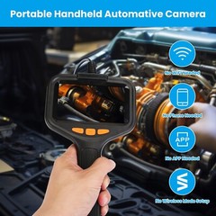 Endoscope Camera 1080P HD 4.3″ IPS Borescope with Light Articulating Waterproof