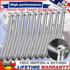 10 eLabPal High Dental Speed Handpiece Push Button 4 Hole Fit NSK Pana Max Style