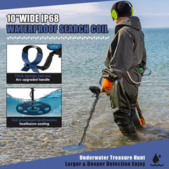 Metal Detector for Adults Waterproof-Professional Higher Accuracy Gold Detector