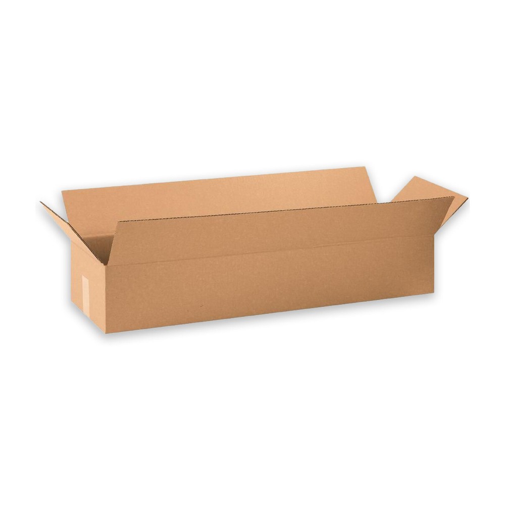22 x 6 x 6″ ECT-32 25 Pack Kraft Corrugated Boxes