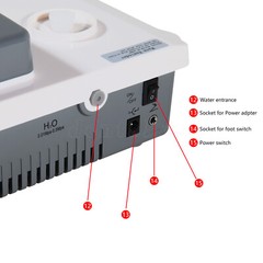 VRN Dental Portable Ultrasonic Piezo Scaler A8 LED Detachable Handpiece / 5*Tips