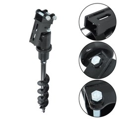 150mm 5.9inch Diameter Auger Drill Attachment with Hoses for Mini Excavator