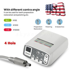 SANDENT Dental Electric LED Brushless Micro Motor fit 1:1/1:5 /16:1 Handpiece