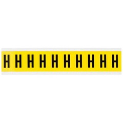 BRADY 3430-H Letter Label,H,1-1/2in.Hx7/8in.W,Vinyl 32MF81