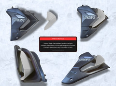 Stripe Series Air Deflectors Triumph Tiger 850/900 2020-2024 | Cosmetic Blem