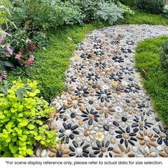 10 LB Mixed River Rocks, 0.3-0.5 Inches High Polished Pebbles for Indoor Plan…