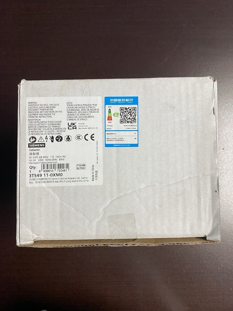Siemens Contactor 3TS49 11-OXMO US:AC/220v 50Hz/264V HW400V