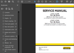NEW HOLLAND L221 SKID STEER LOADER MANUAL SERVICE REPAIR ENGINE OWNERS PDF USB