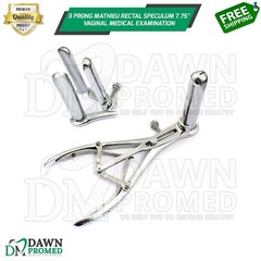 Mathieu Anal Speculum 3 Prongs 7.75″ Dilation Rectal Exam Medical Surgical