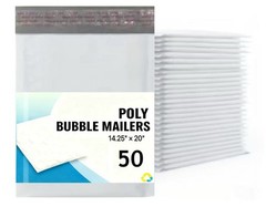 #7 14.25×20 Poly Bubble Mailer Padded Envelope Shipping Bag 25,50,100,200,1000