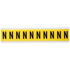 BRADY 3430-N Letter Label,N,1-1/2in.Hx7/8in.W 32MF87
