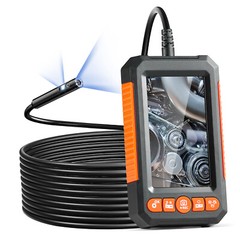 VEVOR Endoscope Camera with Lights Dual Lens Borescope 16.4FT Cable 4.3″ Screen