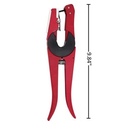 ZHEQOGZH Livestock Ear Tag Applicator for Cattle 9″L x 2.36″W x 0.78″H, Red