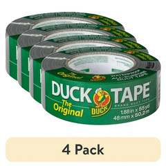 The Original Duck Tape Brand Duct Tape, 1.88 in. x 55 yd., Silver (Pack of 4)