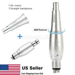 Dental Ultrasonic Air Perio Scaler Handpiece Hygienist 4 Hole w/ 3 Tips Original