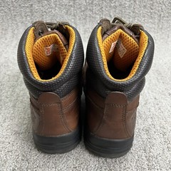 Timberland Pro358 Boots WOMEN Size 10 Brown Leather Lace Up Safety Toe Work Boot