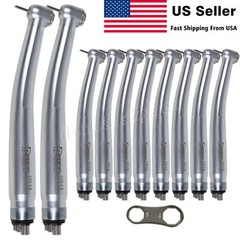 10pc NSK PANA MAX Style Dental High Speed Handpiece Turbine 4Hole Standard U3BM