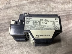 FUJI ELECTRIC OVERLOAD RELAY TK-E02 TK22E 0.95-1.45A #121N104