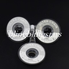 Dental Orthodontic Elastic Power Chain Rubber Band Long/Short/Continuous Grey