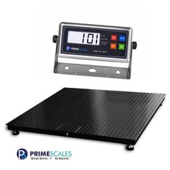 4×4 Heavy Duty Pallet Floor Scale 7,500 lb with Indicator 5 Year Warranty