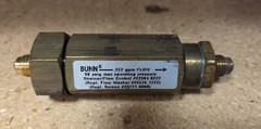 Bunn Bunn-o-matic Part Number 22300.0222 Strainer Flow Control Assembly
