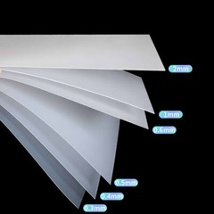 Polypropylene Plastic Sheet Thick 0.3mm to 2mm Translucent Plastic Frosted Sheet