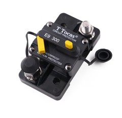 300 Amp Circuit Breaker 3/8″ Studs Manual Reset UL 12V-48V DC Waterproof IP67