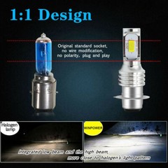 2x For Honda Recon 250 1997-2004 H6M LED Headlight 6000k White Bulbs
