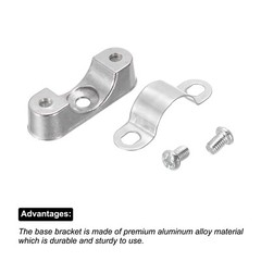 10Pcs Pipe Support Pipe Bracket Clamp Wall Mount Ceiling Mount for 25mm Pipe