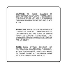 10×13 Clear Bags Suffocation Warning Self Seal Bag 1.5Mil -ST ShipMailers