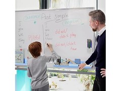 DTUQYX Magnetic Book Shelf for Whiteboard 2-Pack, Blue 17″l * 2.36″w * 2.36″h