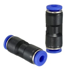 3/16 Inches Push to Connect Fitting Quick Release Pneumatic Connectors 10Pcs