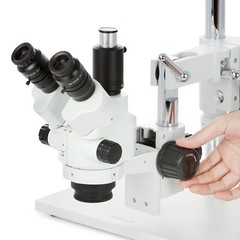 AmScope 3.5X-90 Trinocular Stereo 2-Arm Boom Microscope 8MP HDMI/WiFi/LAN Camera