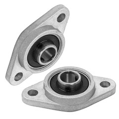 KFL08 Pillow Block Bearing Flange Bearing, 0.31 Inch / 8Mm Aluminum Alloy Bearin