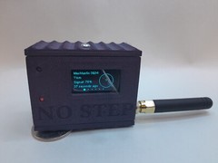 Meshtastic Node ready to use 915mhz Heltec V3 2000mah battery Purple