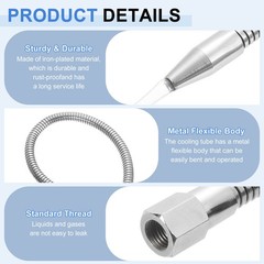 1000mm G3/8″ Thread Mist Coolant Lubrication Spray System with Round Head Nozzle