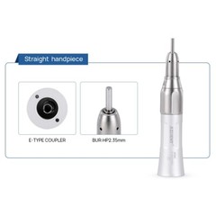 AZDENT Dental Ring LED E-generator High Speed&Low Speed Handpiece Kit 2 Hole USA