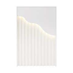 Modern LED Reception Front Desk Checkout Reception Counter with Lockable Drawer
